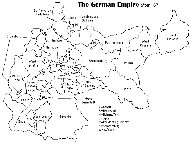 Das Deutsche Reich nach 1871